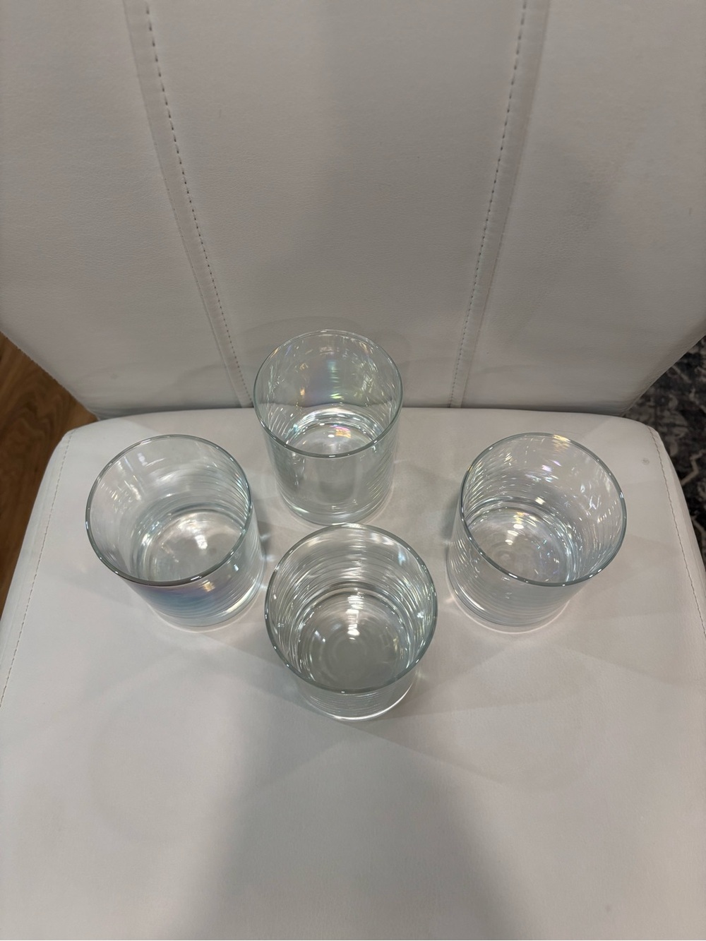 Set of 4 Iridescent Drinking Glasses - Picture 2 of 4